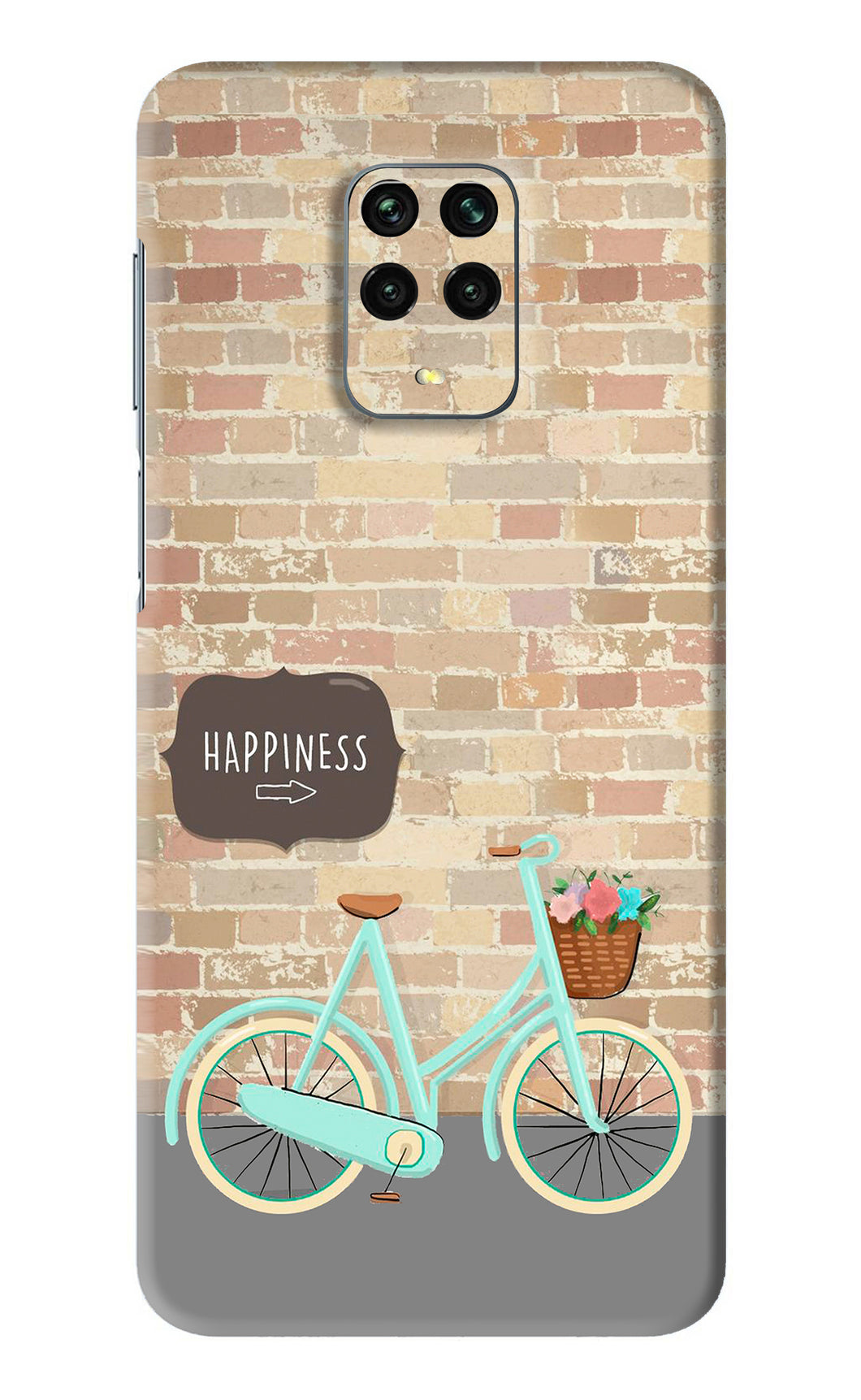 Happiness Artwork Xiaomi Redmi Note 9 Pro Max Back Skin Wrap