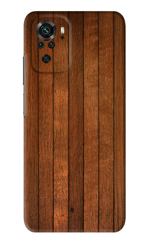 Wooden Artwork Bands Xiaomi Redmi Note 10 Back Skin Wrap