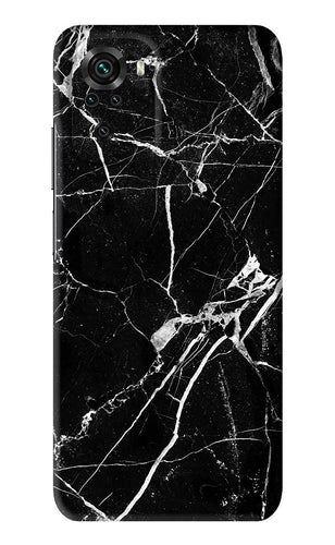 Black Marble Texture 2 Xiaomi Redmi Note 10 Back Skin Wrap