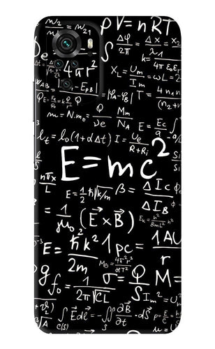 Physics Albert Einstein Formula Xiaomi Redmi Note 10 Back Skin Wrap