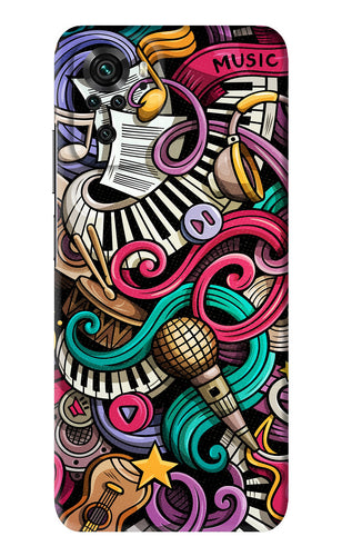 Music Abstract Xiaomi Redmi Note 10 Back Skin Wrap