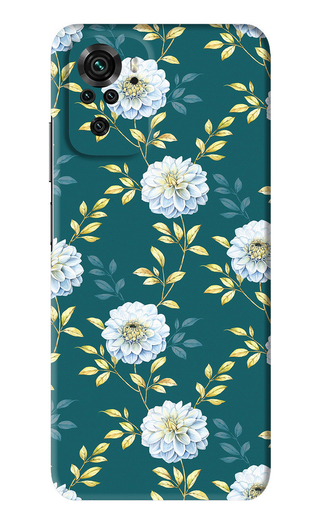 Flowers 5 Xiaomi Redmi Note 10 Back Skin Wrap