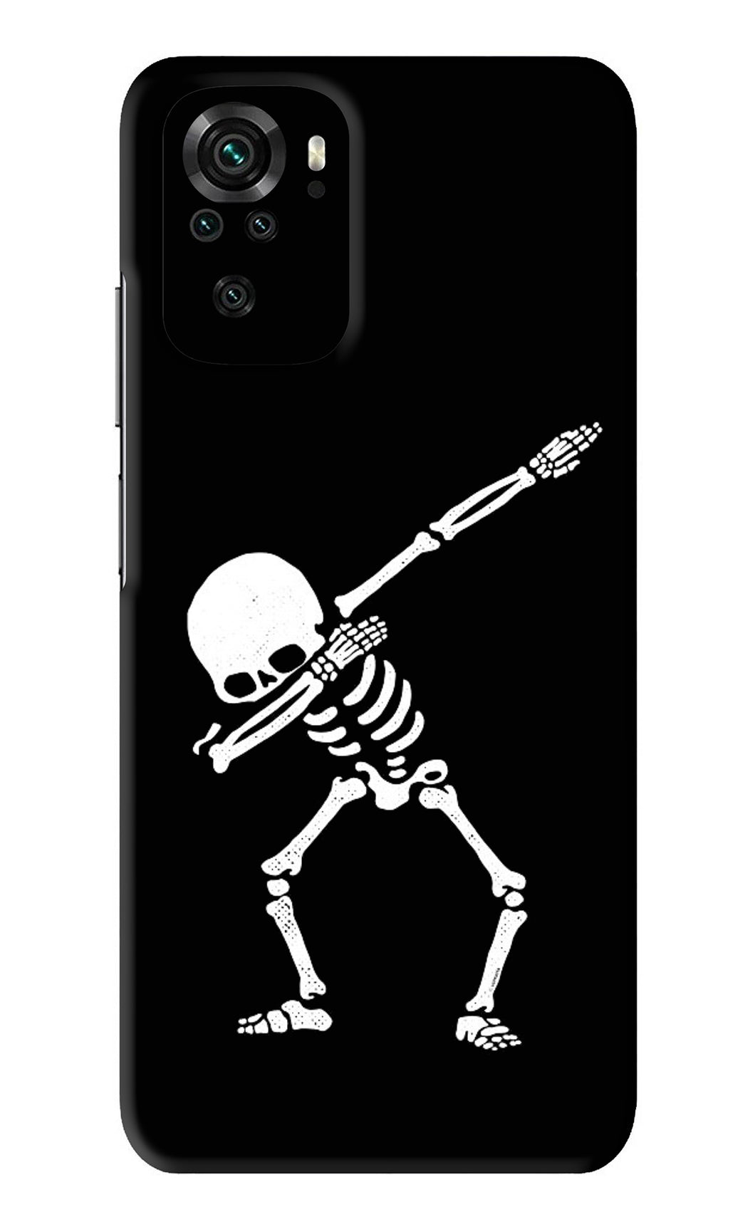 Dabbing Skeleton Art Xiaomi Redmi Note 10 Back Skin Wrap