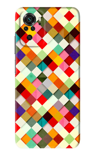 Geometric Abstract Colorful Xiaomi Redmi Note 10 Back Skin Wrap