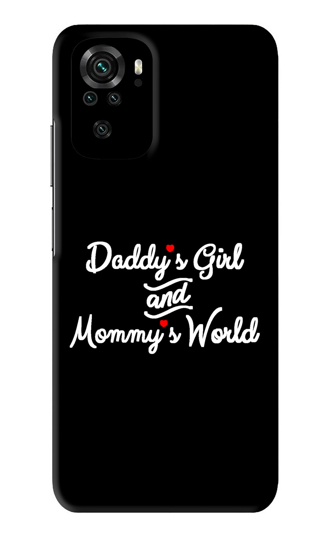 Daddy's Girl and Mommy's World Xiaomi Redmi Note 10 Back Skin Wrap