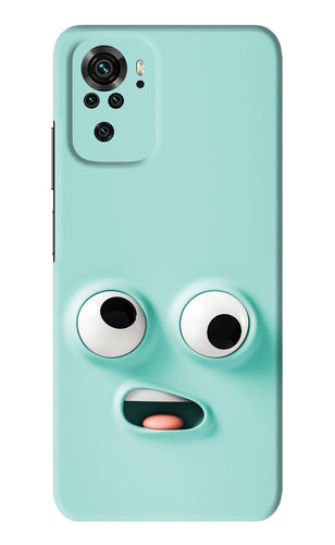 Silly Face Cartoon Xiaomi Redmi Note 10 Back Skin Wrap