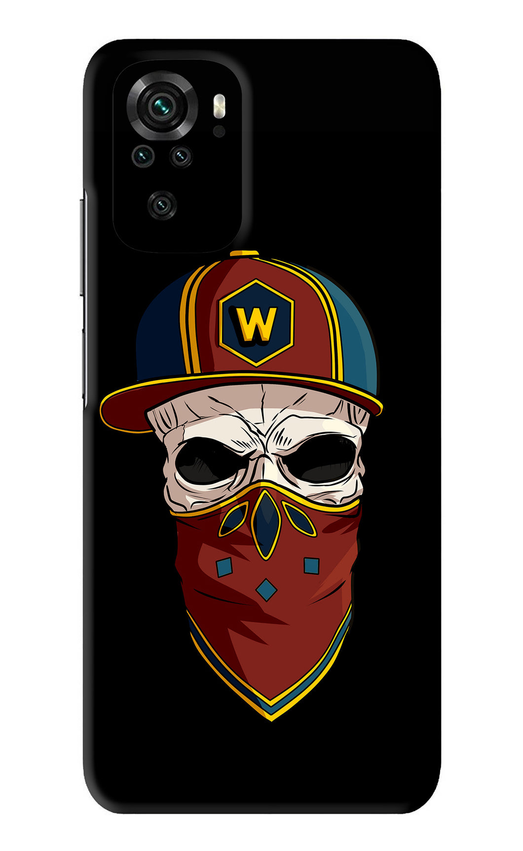 Skull Xiaomi Redmi Note 10S Back Skin Wrap