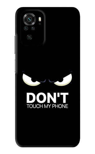 Don'T Touch My Phone Xiaomi Redmi Note 10S Back Skin Wrap