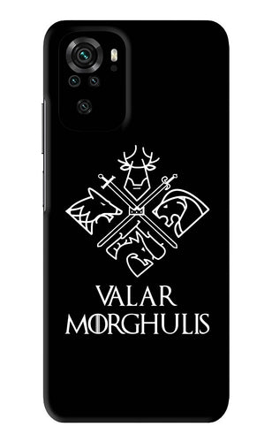 Valar Morghulis | Game Of Thrones Xiaomi Redmi Note 10S Back Skin Wrap