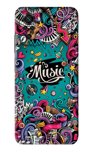 Music Graffiti Xiaomi Redmi Note 10S Back Skin Wrap