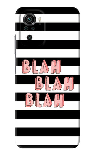 Blah Blah Blah Xiaomi Redmi Note 10S Back Skin Wrap