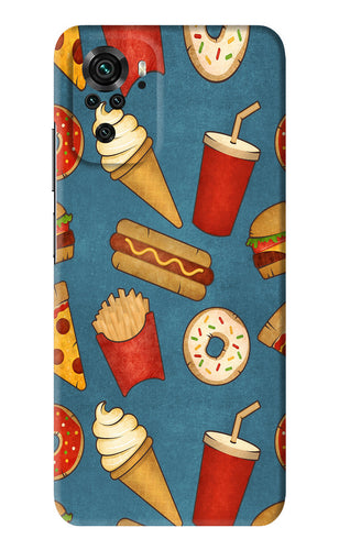 Foodie Xiaomi Redmi Note 10S Back Skin Wrap