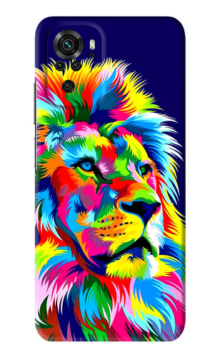 Vector Art Lion Xiaomi Redmi Note 10S Back Skin Wrap