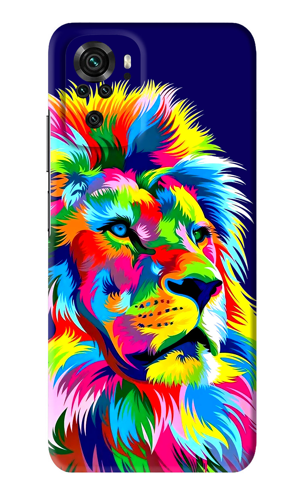 Vector Art Lion Xiaomi Redmi Note 10S Back Skin Wrap