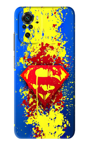 Superman logo Xiaomi Redmi Note 10S Back Skin Wrap