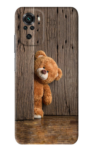 Teddy Wooden Xiaomi Redmi Note 10S Back Skin Wrap