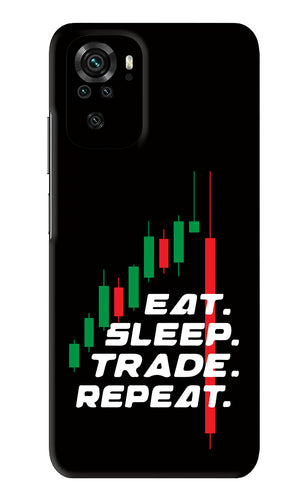 Eat Sleep Trade Repeat Xiaomi Redmi Note 10S Back Skin Wrap