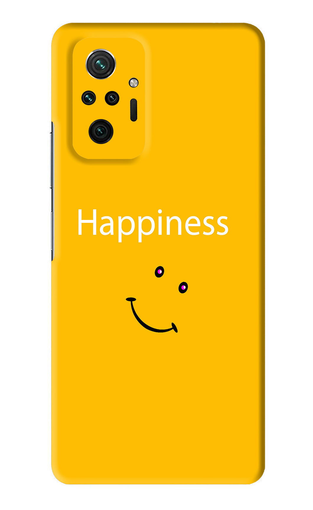 Happiness With Smiley Xiaomi Redmi Note 10 Pro Max Back Skin Wrap