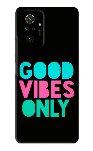 Quote Good Vibes Only Xiaomi Redmi Note 10 Pro Max Back Skin Wrap