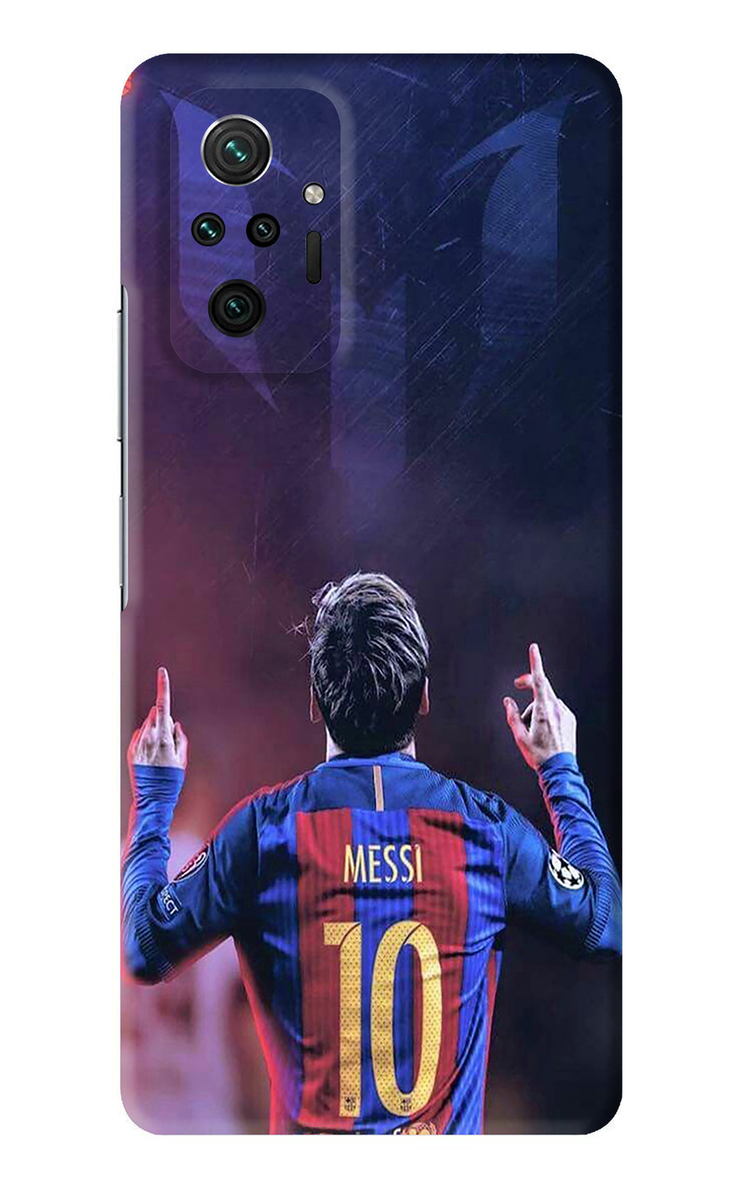 Messi Xiaomi Redmi Note 10 Pro Max Back Skin Wrap