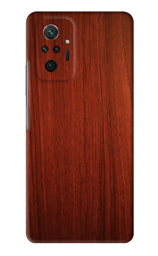 Wooden Plain Pattern Xiaomi Redmi Note 10 Pro Max Back Skin Wrap
