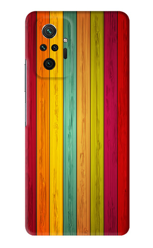 Multicolor Wooden Xiaomi Redmi Note 10 Pro Max Back Skin Wrap