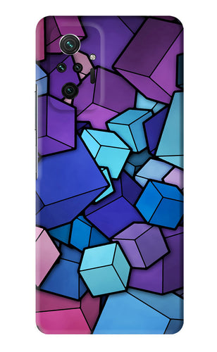 Cubic Abstract Xiaomi Redmi Note 10 Pro Max Back Skin Wrap
