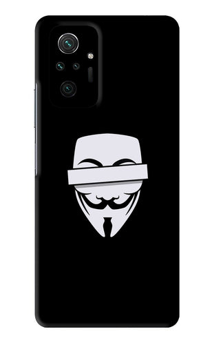 Anonymous Face Xiaomi Redmi Note 10 Pro Max Back Skin Wrap