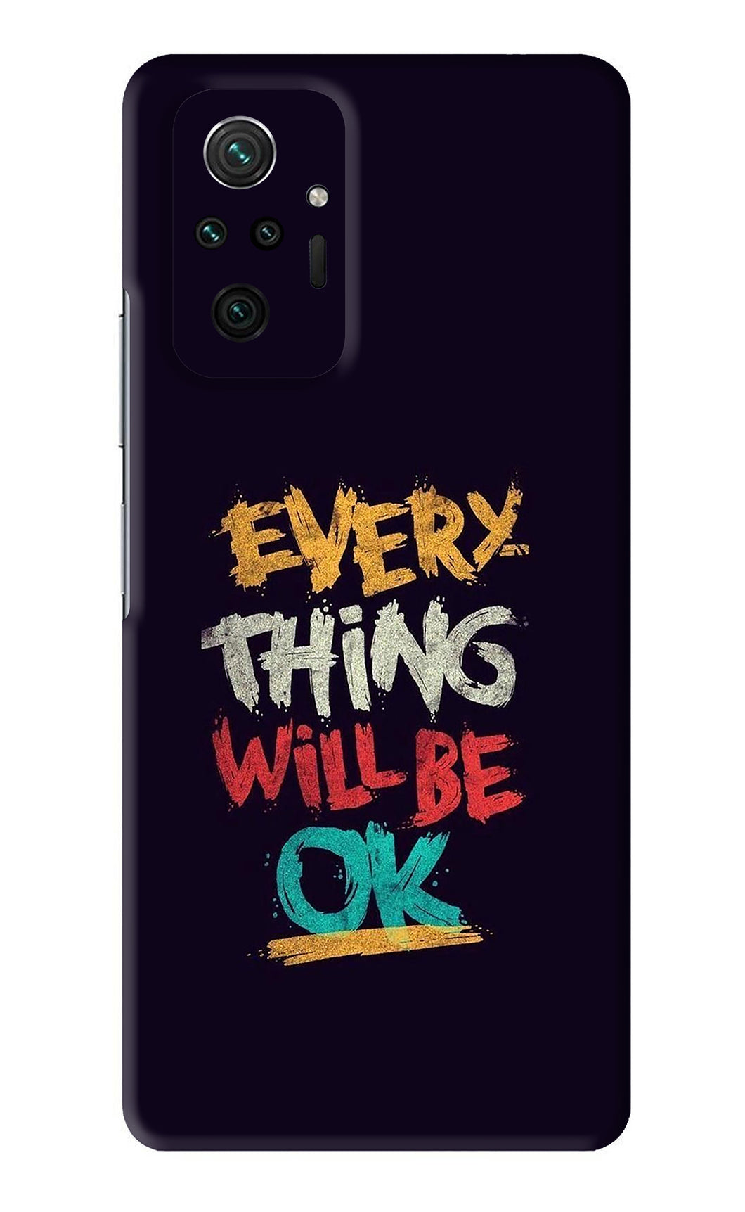 Everything Will Be Ok Xiaomi Redmi Note 10 Pro Max Back Skin Wrap