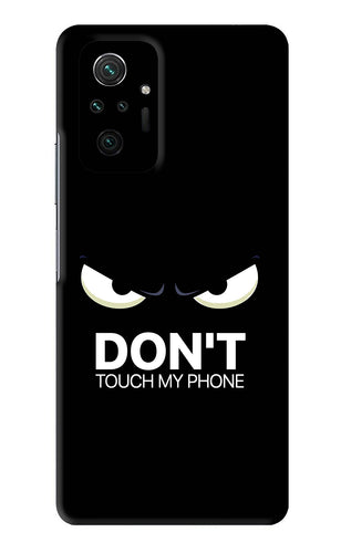 Don'T Touch My Phone Xiaomi Redmi Note 10 Pro Max Back Skin Wrap