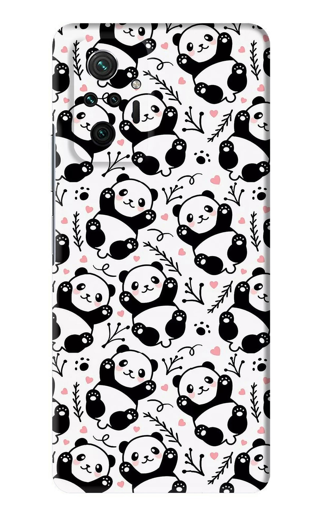 Cute Panda Xiaomi Redmi Note 10 Pro Max Back Skin Wrap