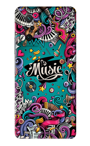 Music Graffiti Xiaomi Redmi Note 10 Pro Max Back Skin Wrap