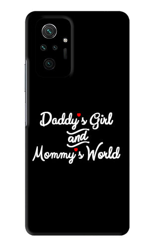 Daddy's Girl and Mommy's World Xiaomi Redmi Note 10 Pro Max Back Skin Wrap