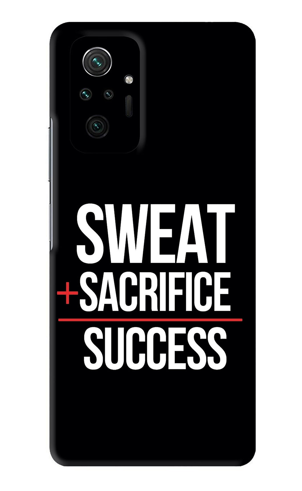 Sweat Sacrifice Success Xiaomi Redmi Note 10 Pro Max Back Skin Wrap