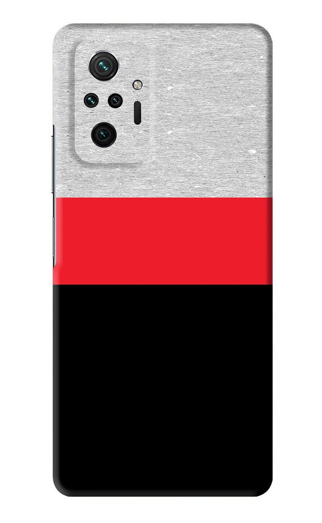 Tri Color Pattern Xiaomi Redmi Note 10 Pro Max Back Skin Wrap