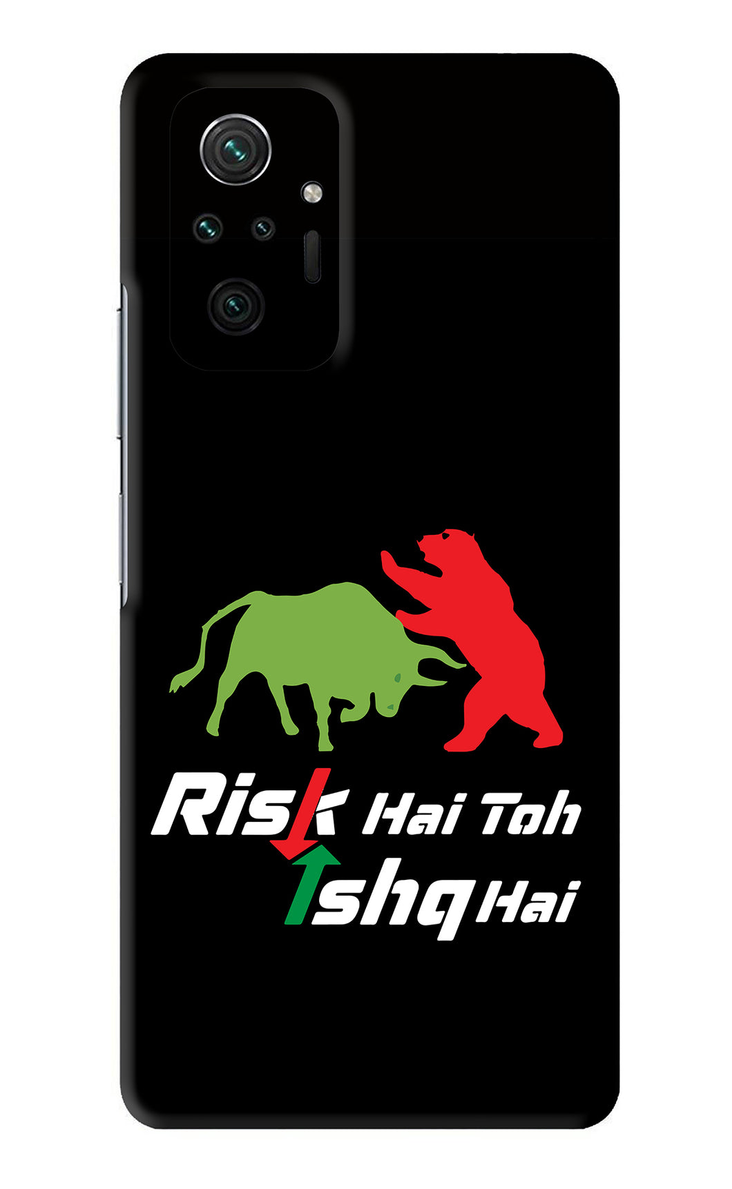 Risk Hai Toh Ishq Hai Xiaomi Redmi Note 10 Pro Max Back Skin Wrap