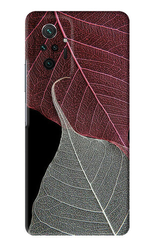 Leaf Pattern Xiaomi Redmi Note 10 Pro Max Back Skin Wrap