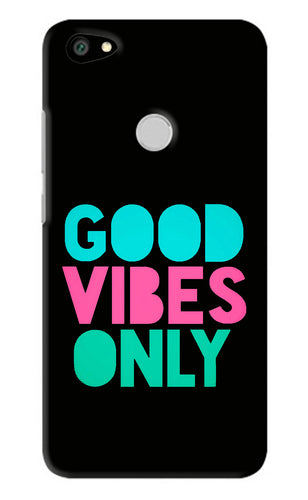 Quote Good Vibes Only Xiaomi Redmi Y1 Back Skin Wrap