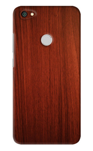 Wooden Plain Pattern Xiaomi Redmi Y1 Back Skin Wrap
