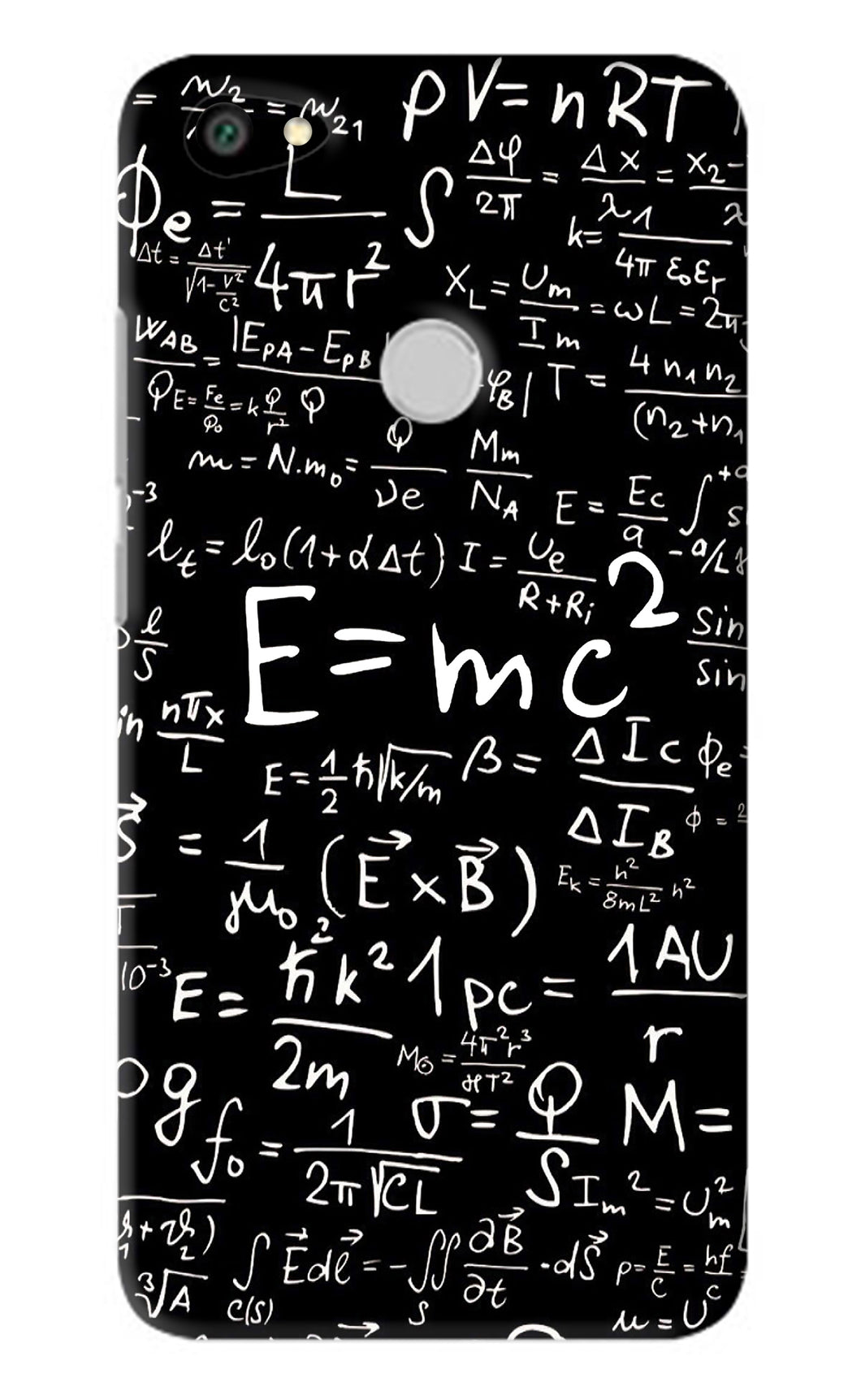 Physics Albert Einstein Formula Xiaomi Redmi Y1 Back Skin Wrap