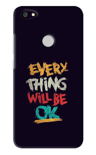 Everything Will Be Ok Xiaomi Redmi Y1 Back Skin Wrap