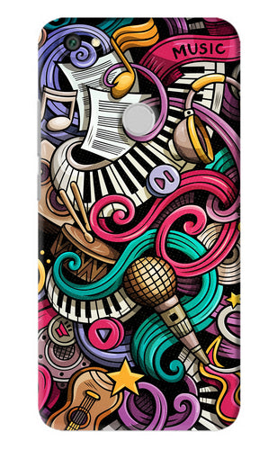 Music Abstract Xiaomi Redmi Y1 Back Skin Wrap