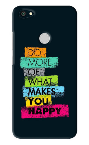 Do More Of What Makes You Happy Xiaomi Redmi Y1 Back Skin Wrap
