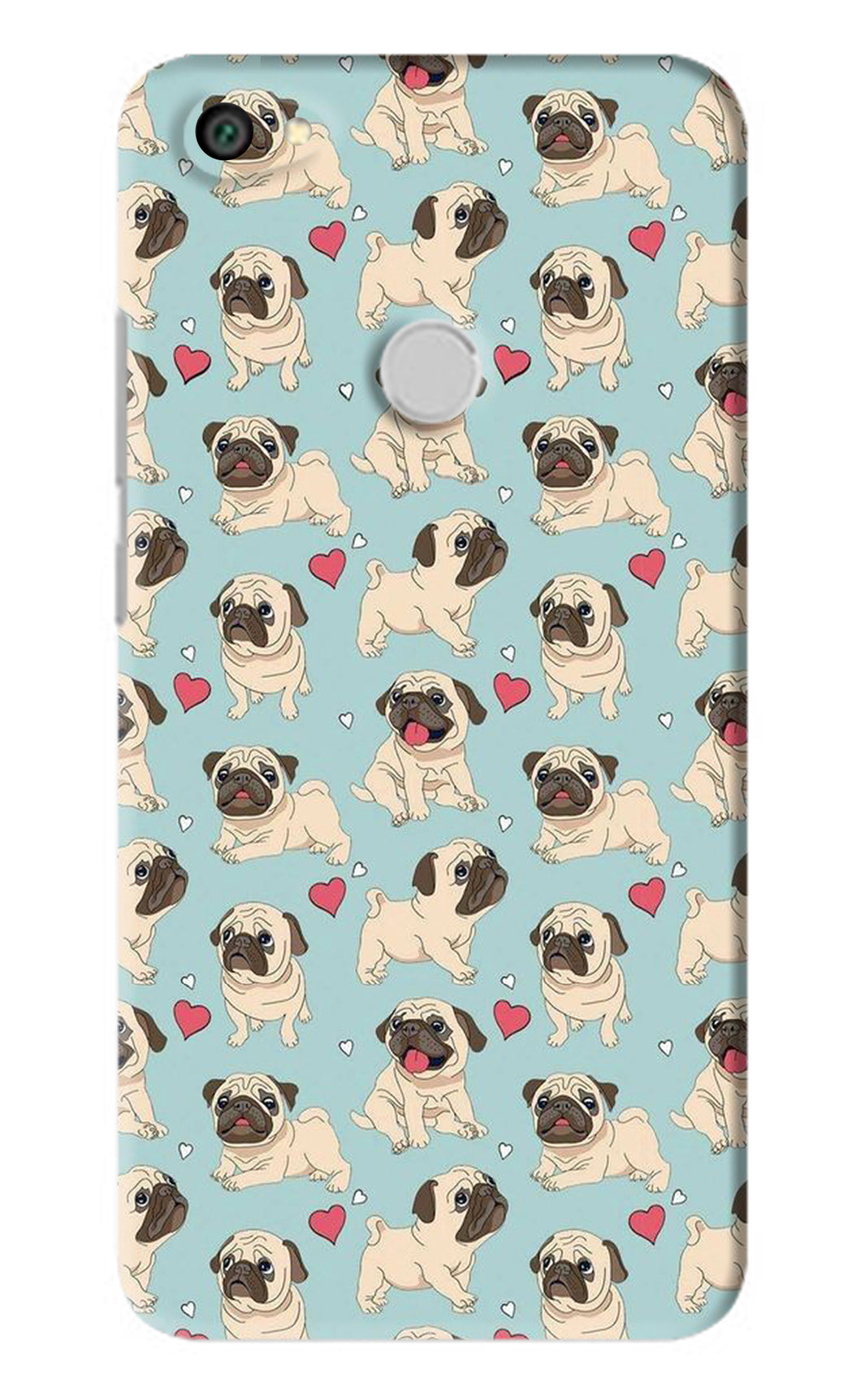 Pug Dog Xiaomi Redmi Y1 Back Skin Wrap