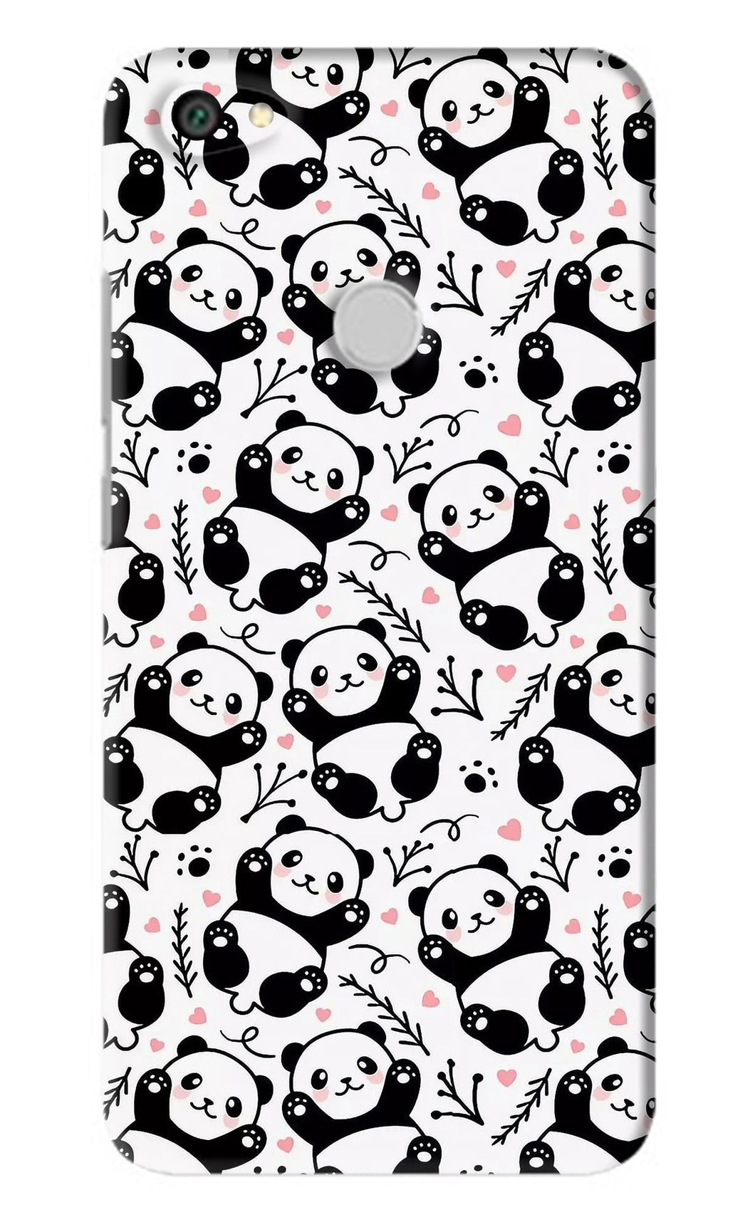 Cute Panda Xiaomi Redmi Y1 Back Skin Wrap