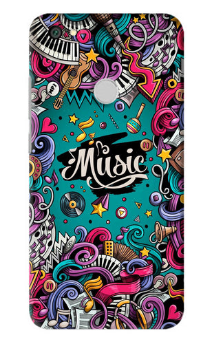 Music Graffiti Xiaomi Redmi Y1 Back Skin Wrap