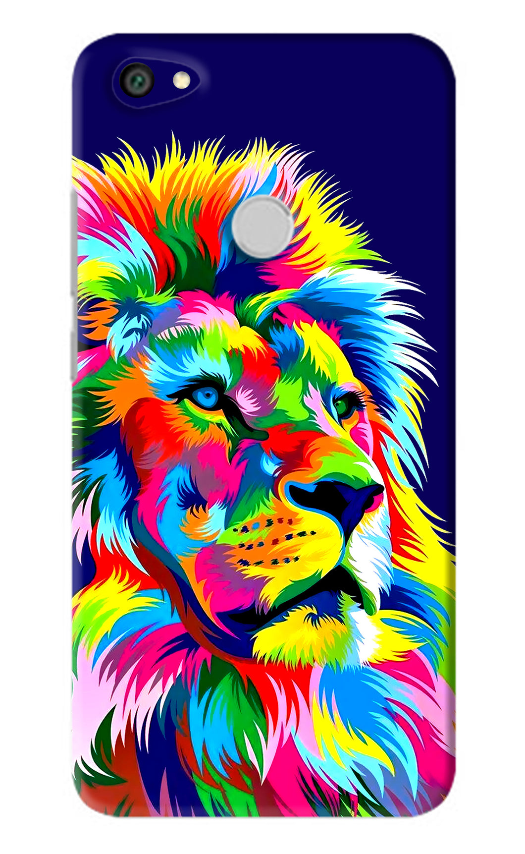 Vector Art Lion Xiaomi Redmi Y1 Back Skin Wrap