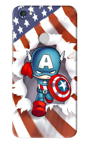 Captain America Xiaomi Redmi Y1 Back Skin Wrap