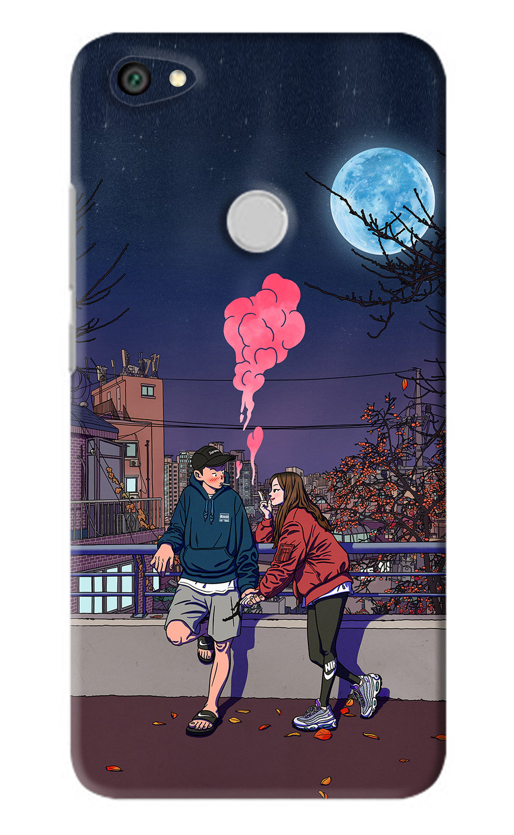 Chilling Couple Xiaomi Redmi Y1 Back Skin Wrap