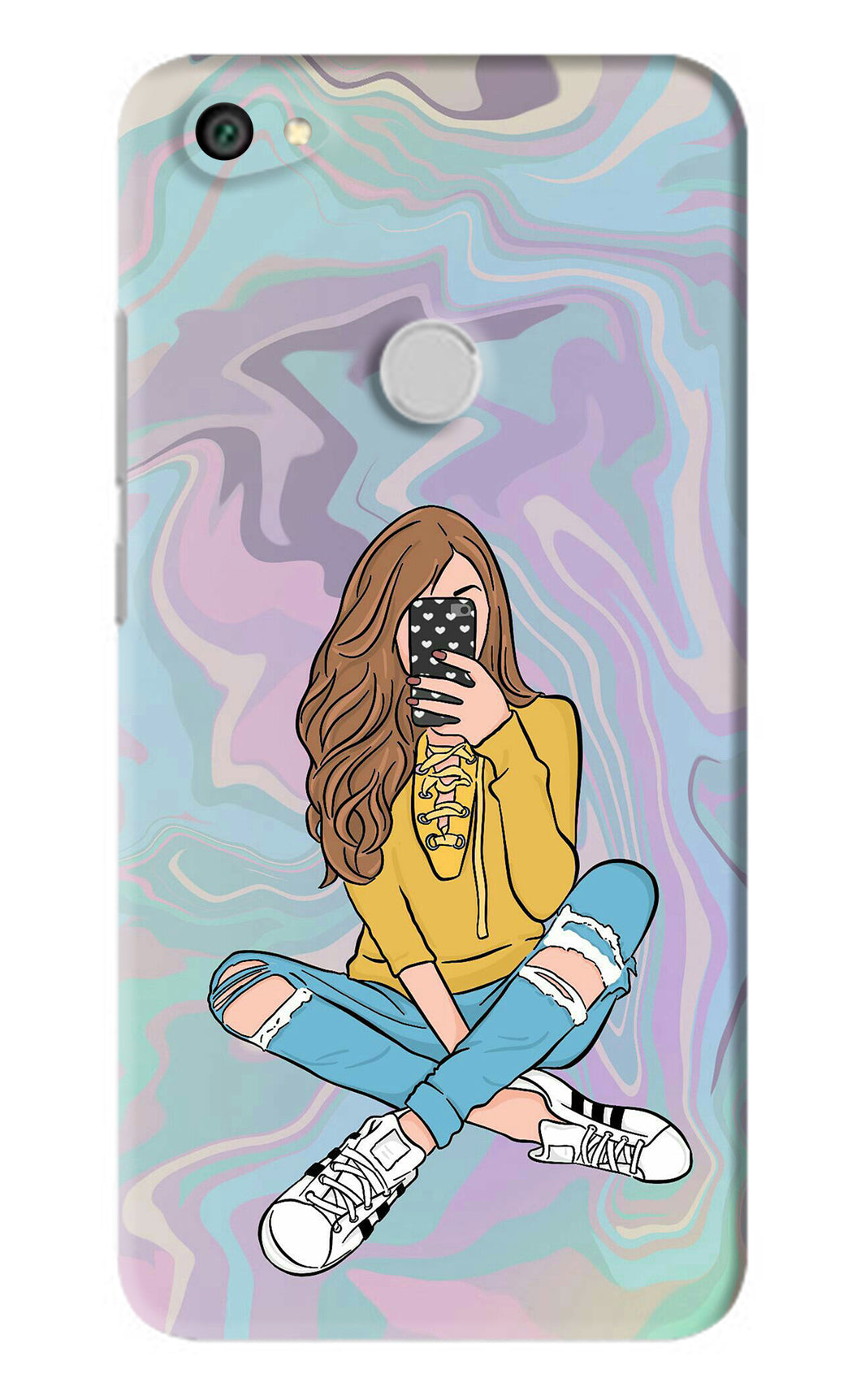 Selfie Girl Xiaomi Redmi Y1 Back Skin Wrap